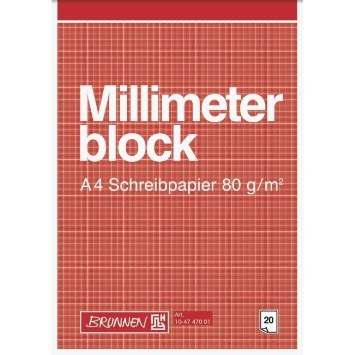 Bloc Et Carnet De Dessin - Millimeterpapier Millimeterblock A4 298 Mm X