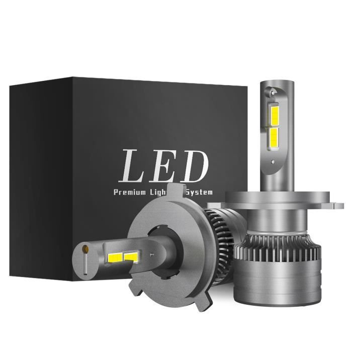 Ampoule H4 LED Voiture Ampoules Phare de Haute Qualité IP68 Etanche 15000LM 6000K lumière