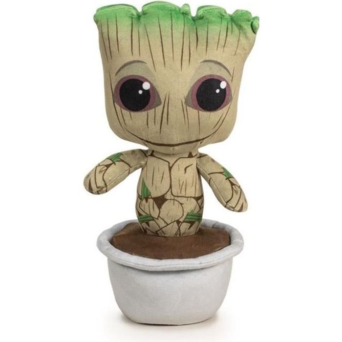 PLAY BY PLAY - Marvel's Gardiens de la Galaxie : Dancing Groot - Peluche - 28 cm