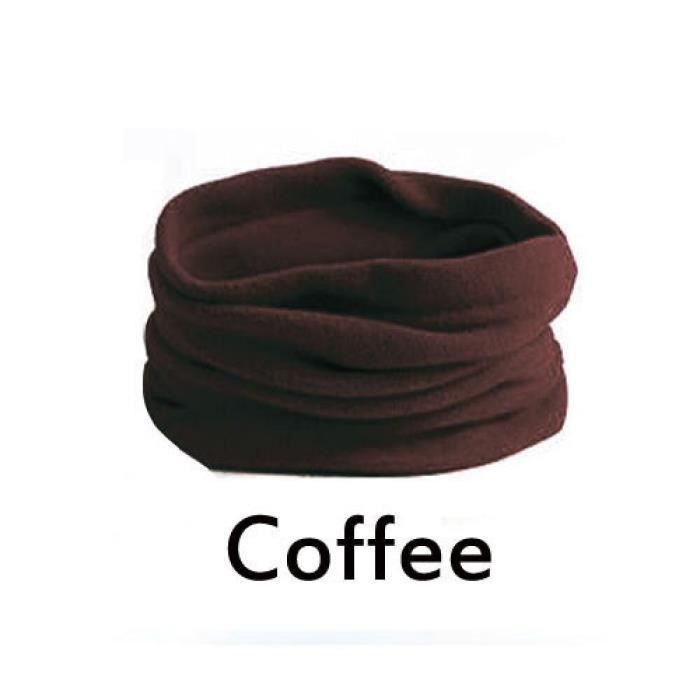 Écharpe De Sport Unisexe Élégante En Couleur * à Boutons-Pression, Protection Épaisse Pour Le Cou, Couverture Chaude Pour Automne Et Hiver, Polyvalente