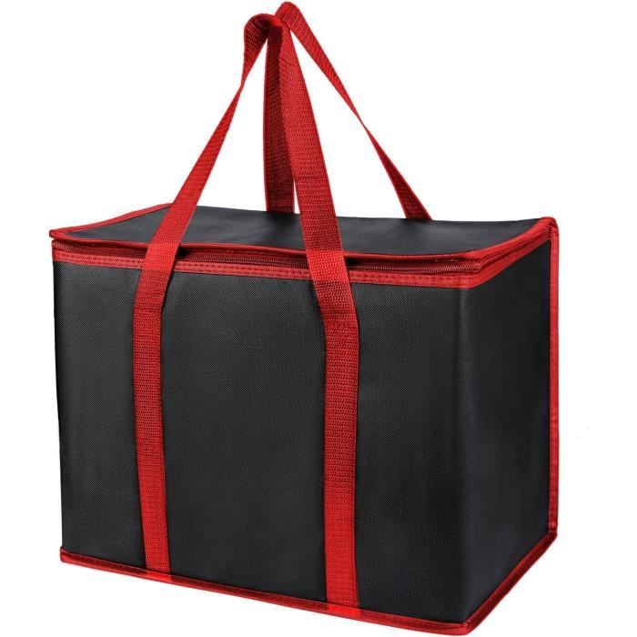 Glacière Souple Pliable 40L - Sac Isotherme Grand Format - Garde Le Froid 6h / Chaud 4h - Idéal Pique-nique, Camping, Courses