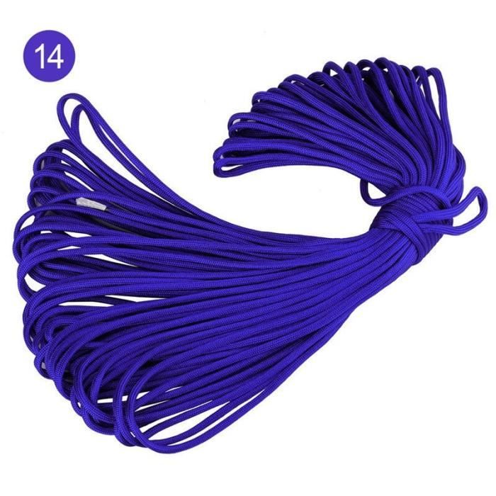 Fil Paracorde, NETUME 12 Couleurs 7 Brins Paracorde Coloru00e9 Pour Ceintures De Bricolage, Corde Paracorde Bracelet Pour Camping En Plein Air Randonnu00e9e Escalade Chasse Pu00eache, 10 Pieds 0,16 Pouces