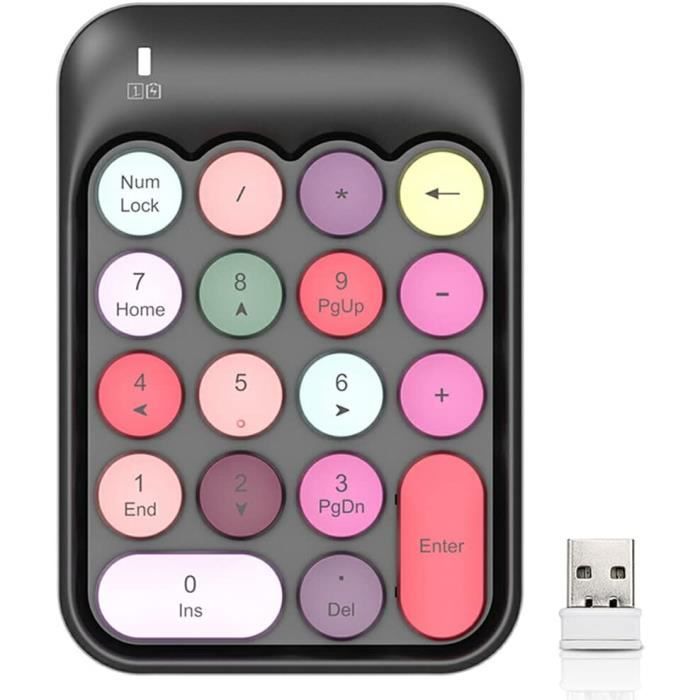 Clavier Numérique Sans Fil 18 Touches USB 2.4G - Marque SODIAL - Neuf Sous Emballage