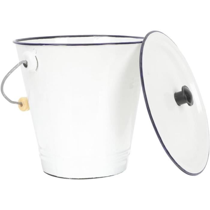 Seau à glace en métal 5l, seau à bière, galvanisé, seau en étain pour baignoire