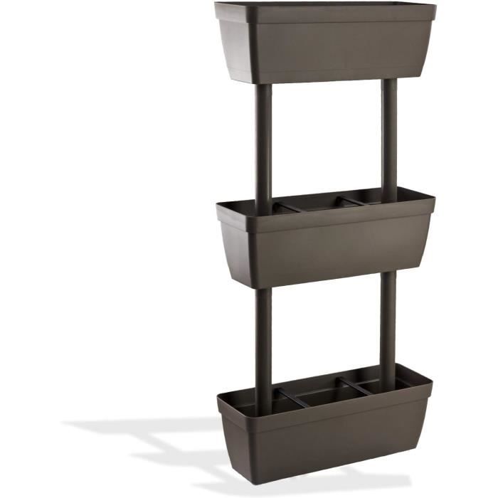 MQHUAYU Bac à Tomates Avec Treillis Et 4 Roulettes - Jardinière 140 Cm Pour Tomates, Plantes Grimpantes - Intérieur & Extérieur