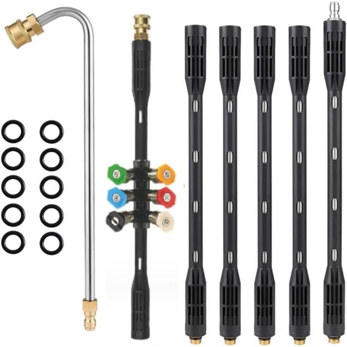 Mastercool Set 3 Tuyaux Haute Pression 1/4 Avec Valves D'arrêt Neuves