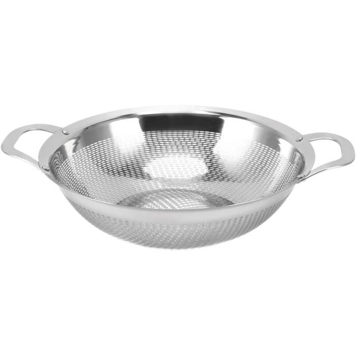 Passoire Fine En Acier Inoxydable 304 - Diamètre 10 Cm - Pour Riz, Thé, Friture, Jus - Avec Crochet De Rangement