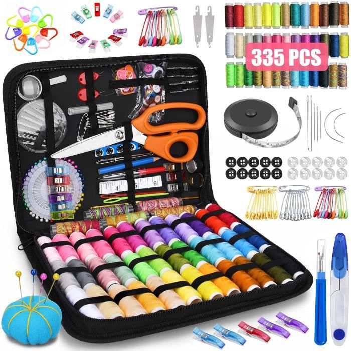 Cosysparks Kit couture enfant, pack de 4 patron couture enfant kit de couture en feutre fun DIY éducatif coutures artisanat cadeau avec outils de couture