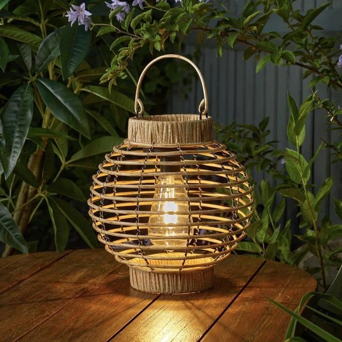 Lanternes Solaires en Papier, Lanterne Chinoise Multicolore, Étanche