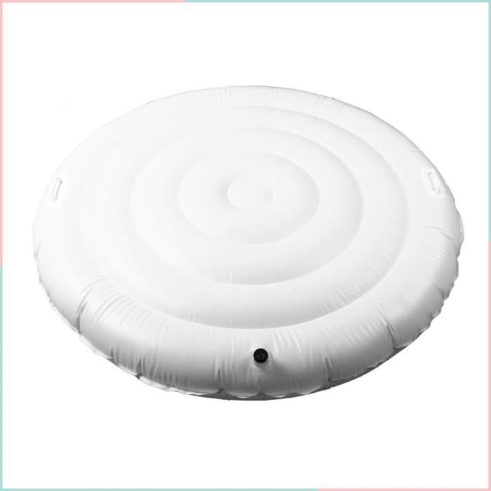 Housse De Protection Ronde Pour Spa Extérieur - Tissu 190T Imperméable Anti-UV Avec Bande Élastique - 190x30 Cm