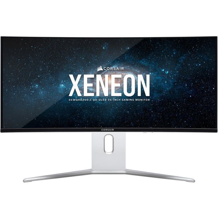 Corsair XENEON 34WQHD240 C 34 Pouces QD OLED Écran Curvé Gaming – 3440 x 1440 240Hz 0 03ms GtG Compatible avec G Sync FreeSync Premium True HDR400 HDMI 2.1 DisplayPort 1.4 USB C – - vue 6