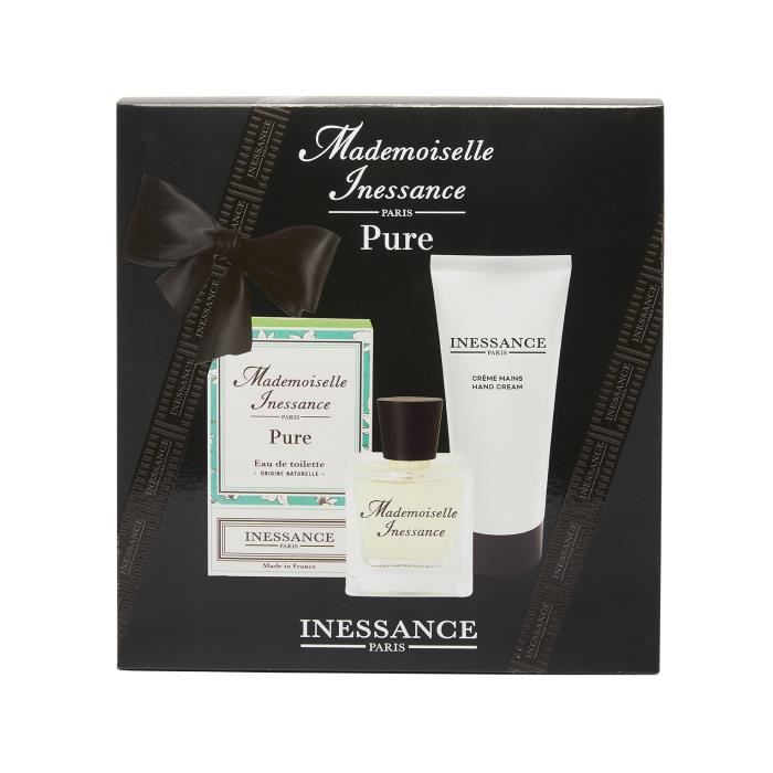 INESSANCE - Coffret Mademoiselle Pure Inessance- Eau de Toilette 50 ml + Crème Mains 150ml- Cadeau Femme - Coffret Parfum