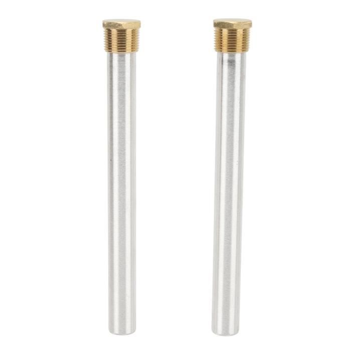 2 Tiges D'anode En Magnésium Pour Chauffe-eau RV - Dimensions 13x115 Mm - Filetage 1/2" NPT - Compatible Suburban/Mor-Flo
