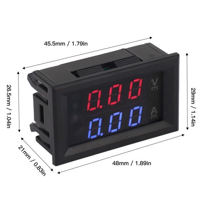 Compteur Numérique Énergie PEACEFAIR PZEM-022 - Mesure Tension, Courant, Puissance, Avec CT 100A, Écran LCD