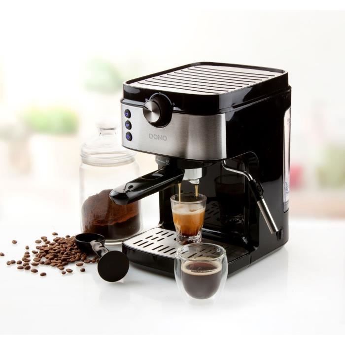 Machine à café expresso DOMO - Noir