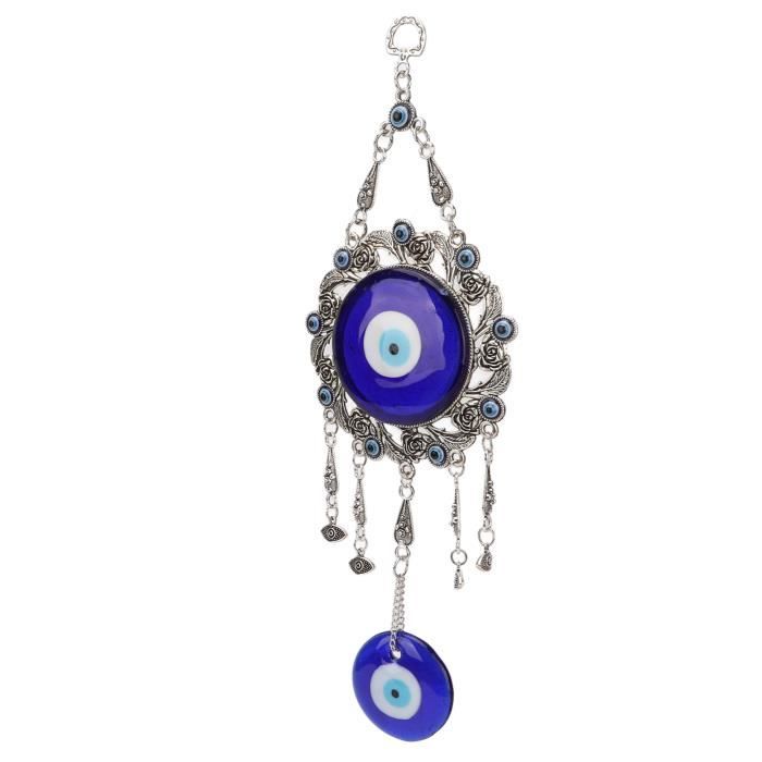 Pendentif œil Turc Bleu - Décoration Murale Ou Porte-bonheur, 20 Cm, Neuf Avec étiquettes