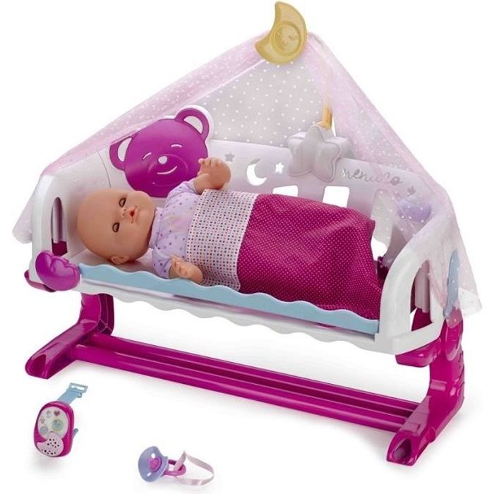 NENUCO - Poupon Interactif Dort avec moi et son Baby Monitor - 35cm