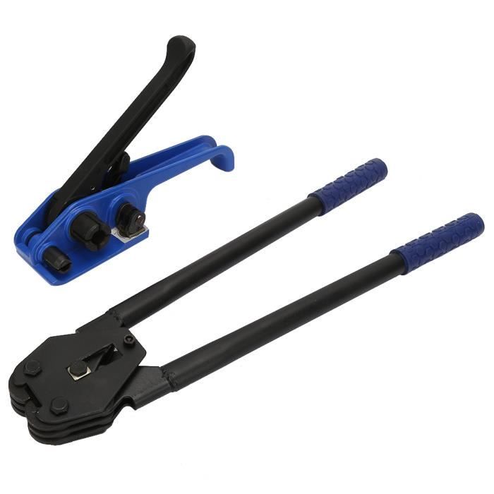 Outil De Cerclage Manuel Tendeur De Sangle - Pour PP PET 16-19mm, Acier Plastique Robuste