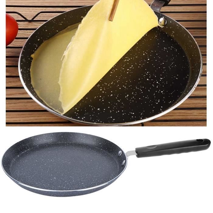 Poêle à Frire Anti-adhésive 26 Cm – Compatible Induction, Gaz, Vitrocéramique – Revêtement Minéral Durable – Poignée Longue – Idéale œufs, Steaks, Poissons