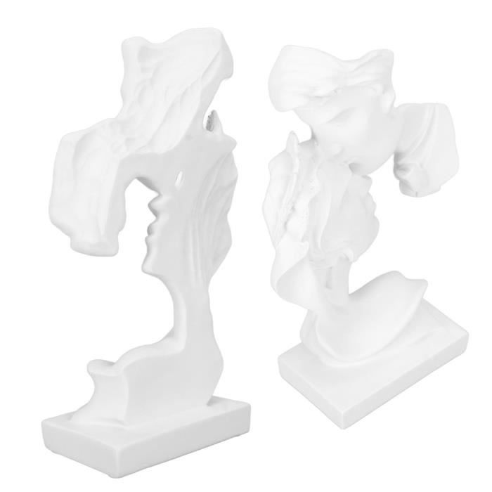 MAD Statues modernes en résine de couple d'amoureux pour décoration