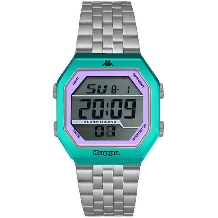 Montre - KAPPA - PE-22 - Digital - Acier - Unisexe - Gris