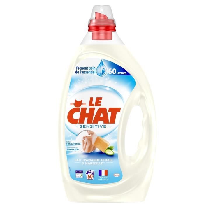 Le Chat Sensitive Lessive Liquide Flacon 4 L 53 Lavages Cdiscount Electromenager Le Chat Sensitive Lessive Liquide Flacon 4 L 53 Lavages Cdiscount Electromenager