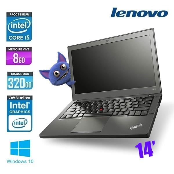 LENOVO THINKPAD T450 I5 5300 2.3Ghz 8GO 320GO - Lenovo