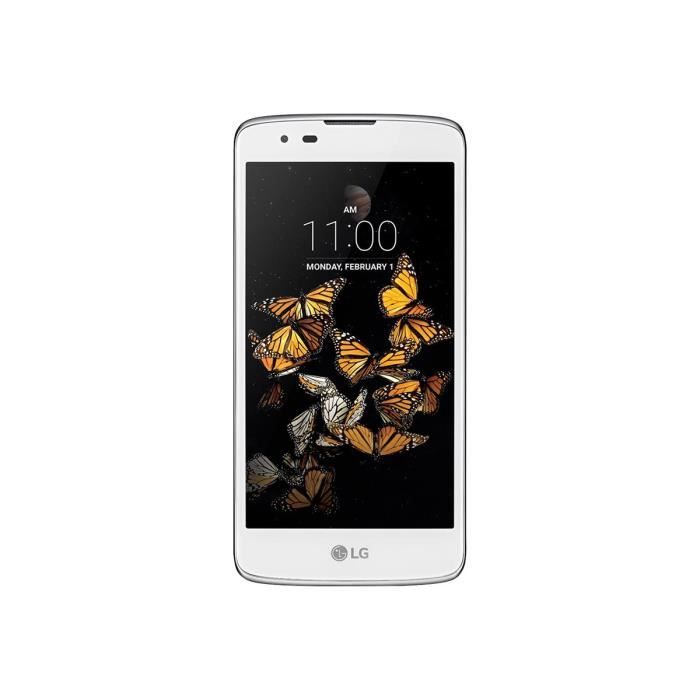 Smartphone LG K8 K350N 4G LTE 8 Go blanc - Android 6.0 - Appareil photo 8 MP - Ecran 5 pouces