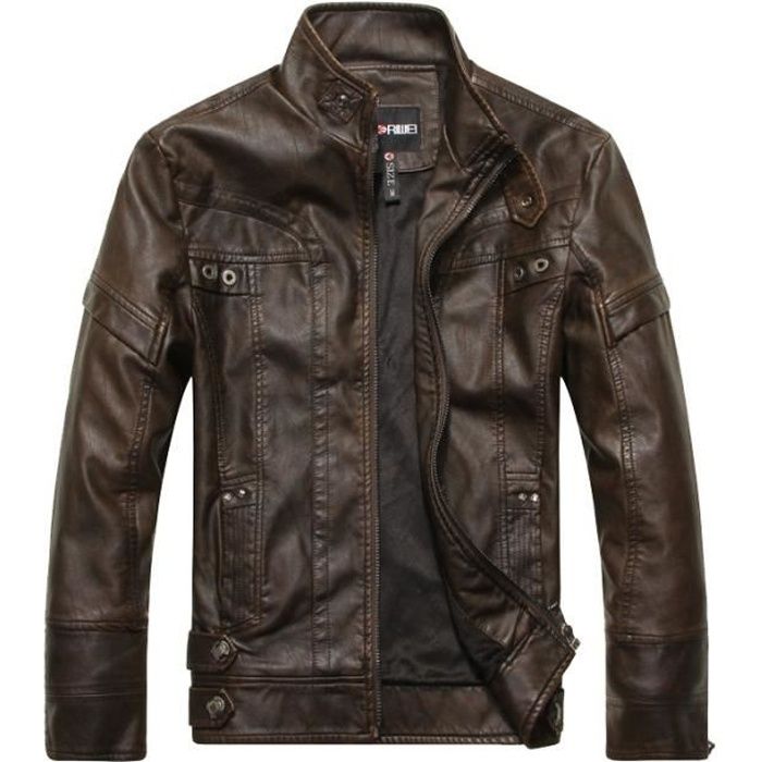 BMW Veste En Cuir De Motard Courses Moto Cuir Veste Hommes Veste