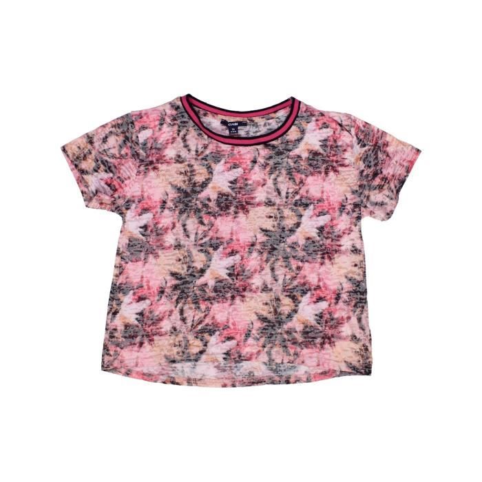 T Shirt Manches Courtes Enfant Fille Kiabi 12 Ans Rose Ete 959105