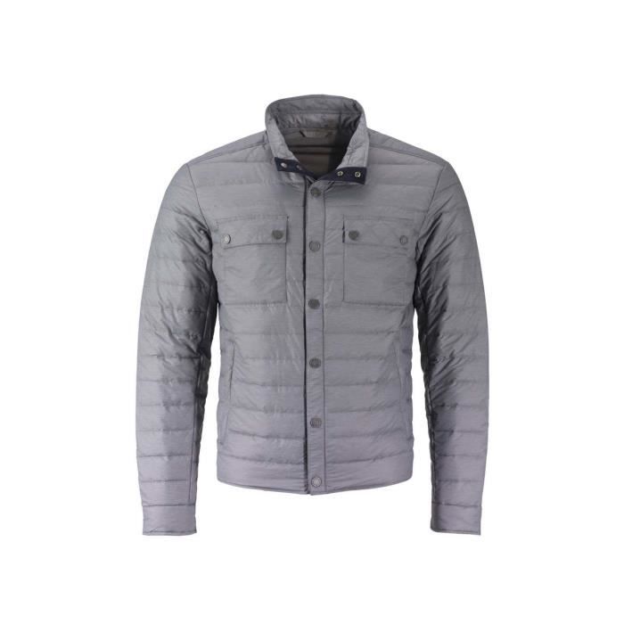 Veste homme doudoune légére duvet JN1106 gris argent Veste homme doudoune légére duvet JN1106 noir Noir