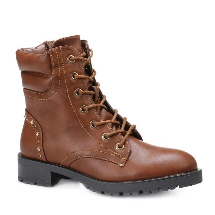 bottines camel