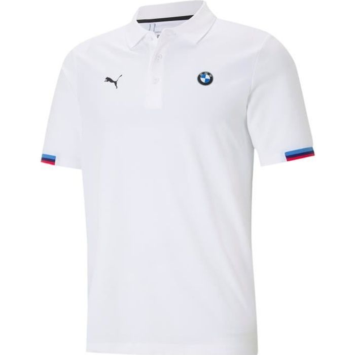 Polo Puma BMW Motorsport blanc Blanc Cdiscount Pr t Porter
