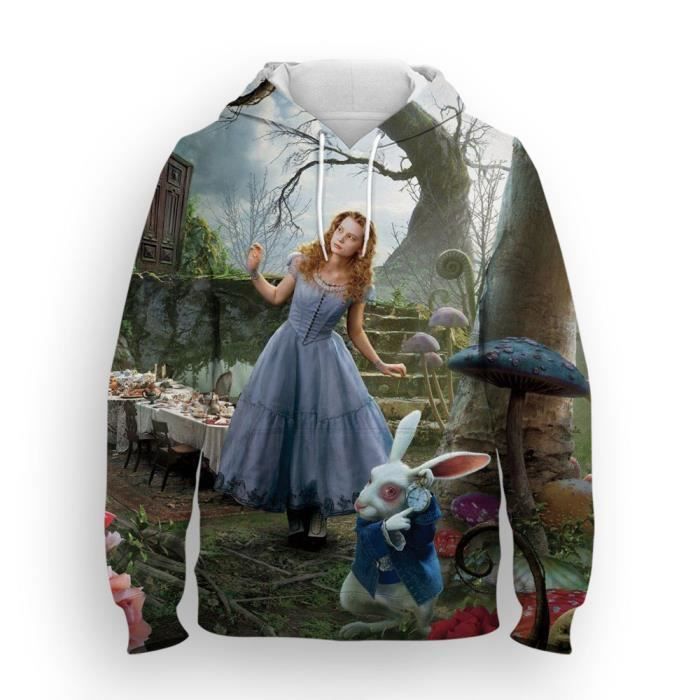 Sweat alice au pays des merveilles 2025