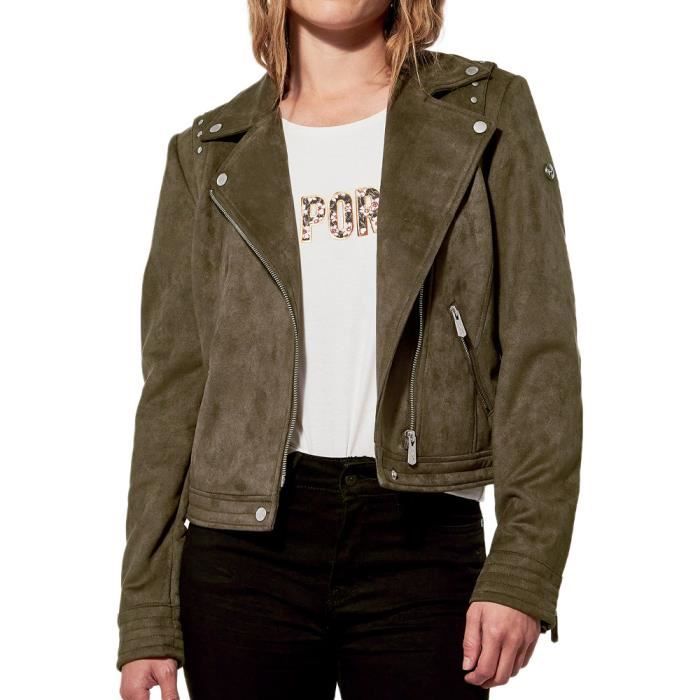 Veste en cuir femme kaporal sales