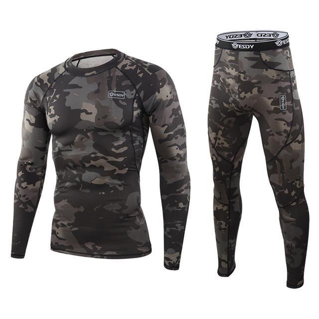 Sous-vêtements Thermiques Homme – Ensemble Polaire Intérieur, Respirant, Pour Ski, Randonnée, Hiver