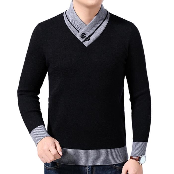 Sous pull store col v