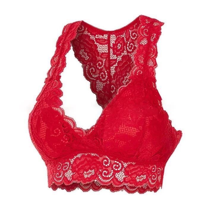 Soutien-gorge en dentelle pour femme confortable et sexy résistant à la