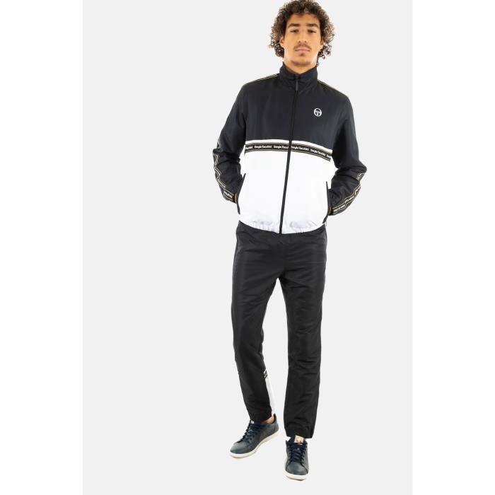 Jogging Sergio Tacchini Meridiano 550 - Noir - Homme - Manches longues - Running - Indoor