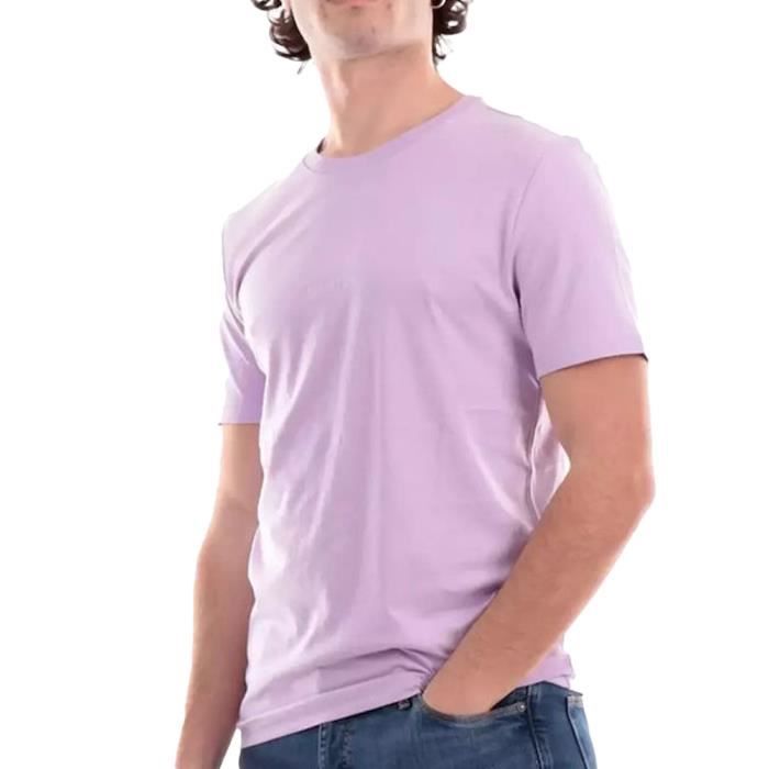 T shirt mauve homme new arrivals