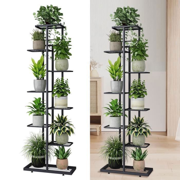 en.casa] Étagère à Plantes Présentoir Support pour Pots de Fleurs