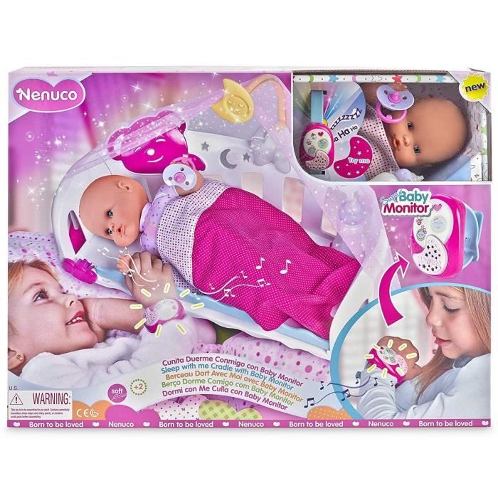 Nenuco Sleep with Me Interactive Cdiscount Pu riculture Eveil b b