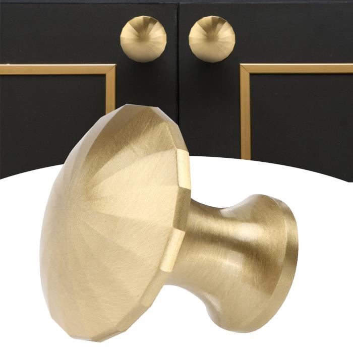 Poignées De Tiroir Noires Et Dorées - Lot De 2 - 14,7 X 3,5 Cm - Design Moderne Pour Meubles Cuisine, Armoire - Rénovation Déco - 14