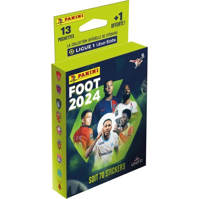 Carte à collectionner Panini Foot 2024 Ligue 1 Blister 13 pochettes