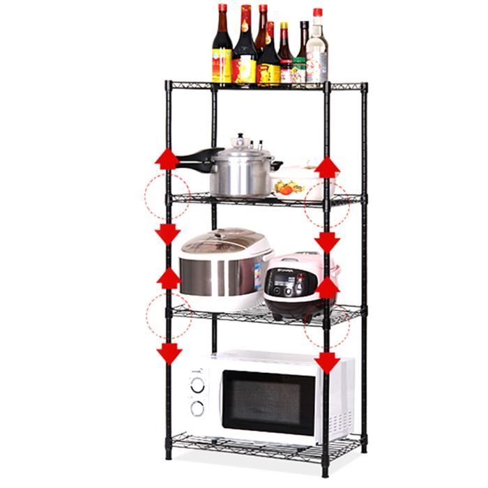 Etageres De Cuisine Meuble Rangement Cuisine De Service Etagere Micro Ondes Achat Vente Meuble A Epices Etageres De Cuisine Meuble Cdiscount