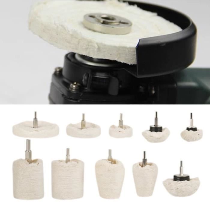 Lot De 10 Disques Diamantés Caoutchouc Pour Polir Porcelaine Et Zircone - Grain Moyen - Usage Dentaire Pro Ou Amateur