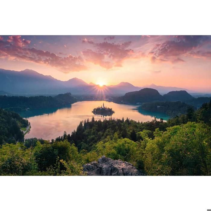Puzzle 3000 pièces :  Lac de Bled Slovénie