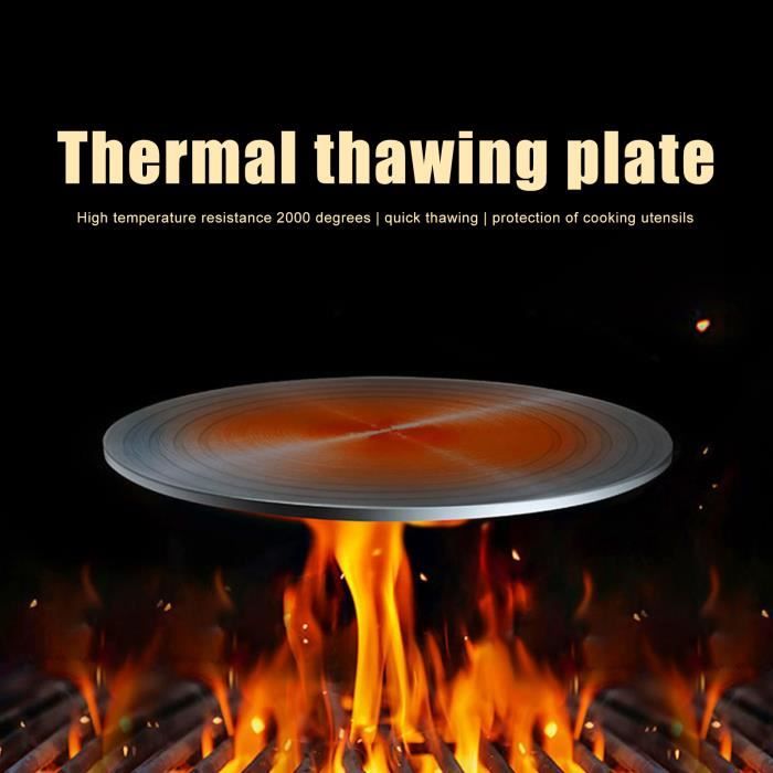 Plaque de conduction thermique pour cuisinière à gaz -28 cm, Plaque de  décongélation domestique, diffuseur de chaleur, pour cuisine - Cdiscount  Electroménager