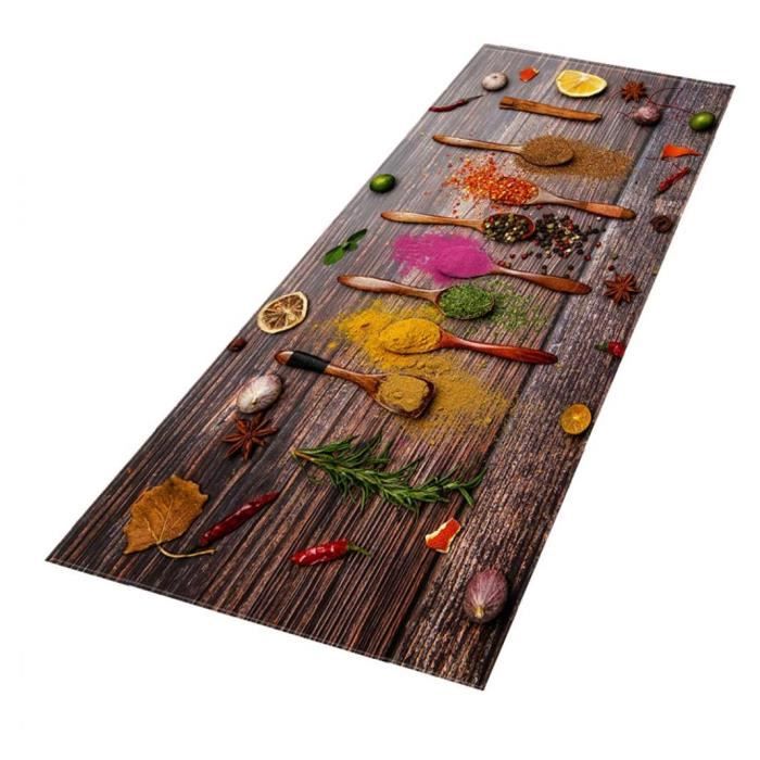 Tapis Anti-dérapant Caoutchouc Multicolore - Cuisine, Couloir, Salle De Bain, Neuf