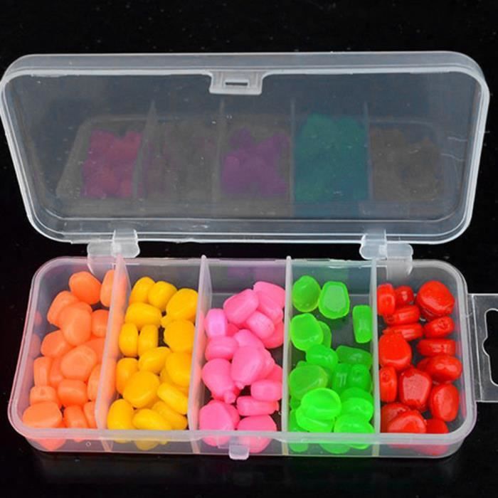 Appat Carpe Maïs Flottant Carpe, 50 Pièces Appâts Artificiels De Pêche, Faux Maïs Pour Pêche Carpe, Souples De Simulation Appâts Flottants Avec Un Bon Parfum Pour La Pêche En Eau Douce En